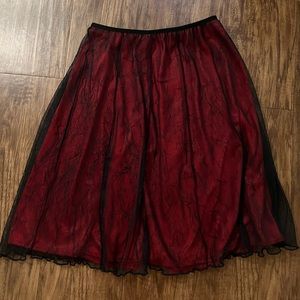 red & black CLIO skirt ❤️🖤
